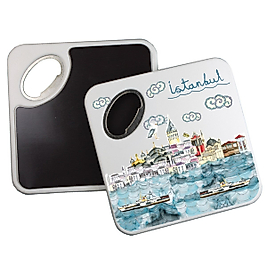 Bardak Altlığı Kare Magnet Açacak